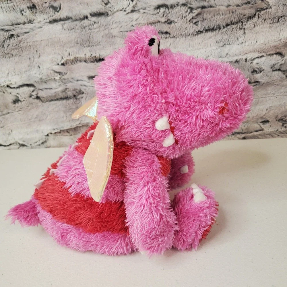 Hallmark Bernice Pink Dragon Sound & Motion Singing Stuffed Plush Wings Move